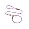 Show in main carousel: Mendota Products Small Slip Striped Rope Dog Leash, Lilac, 6-ft long, 3/8-in wide slide 1 of 6