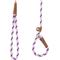 Show in main carousel: Mendota Products Small Slip Striped Rope Dog Leash, Lilac, 6-ft long, 3/8-in wide slide 3 of 6