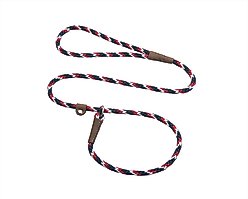 Mendota Products Small Slip Striped Rope Dog Leash, Pride, 6-ft long, 3/8-in wide
