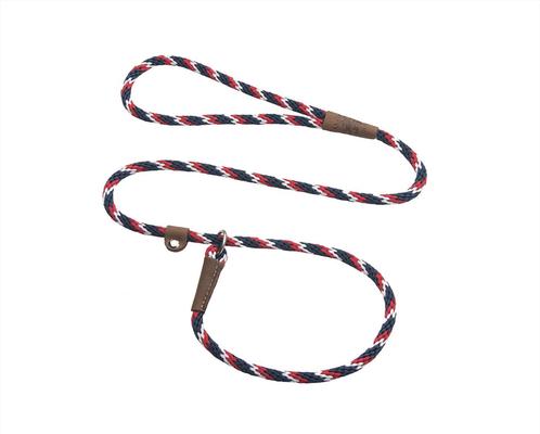 Show full view: Mendota Products Small Slip Striped Rope Dog Leash, Pride, 6-ft long, 3/8-in wide slide 1 of 6