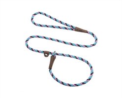 Mendota Products Small Slip Striped Rope Dog Leash, Starbright, 4-ft long, 3/8-in wide