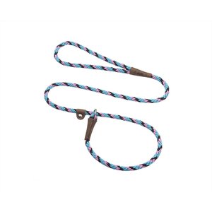 Mendota Products Small Slip Striped Rope Dog Leash, Starbright, 6-ft long, 3/8-in wide