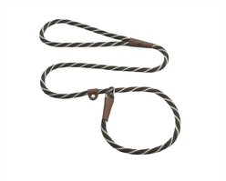 Mendota Products Small Slip Striped Rope Dog Leash, Woodlands, 6-ft long, 3/8-in wide