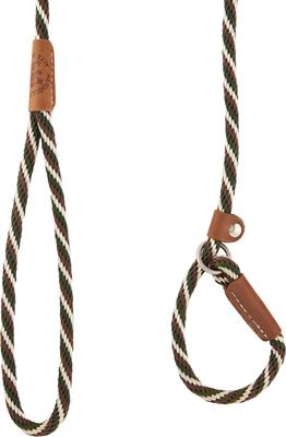 Show full view: Mendota Products Small Slip Striped Rope Dog Leash, Woodlands, 6-ft long, 3/8-in wide slide 4 of 6