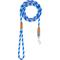 Show in main carousel: Mendota Products Small Snap Checkered Rope Dog Leash, Sapphire, 6-ft long, 3/8-in wide slide 3 of 6