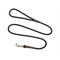 Show in main carousel: Mendota Products Small Snap Solid Rope Dog Leash, Black, 6-ft long, 3/8-in wide slide 1 of 4