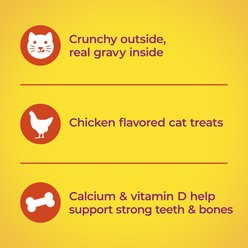 Meow Mix Gravy Bursts Chicken Flavored Cat Treats, 6.3-oz bag slide 2 of 9