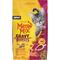 Show in main carousel: Meow Mix Gravy Bursts Savory Chicken Flavor Mix with Gravy Filled Pieces Dry Cat Food, 3-lb bag slide 1 of 13