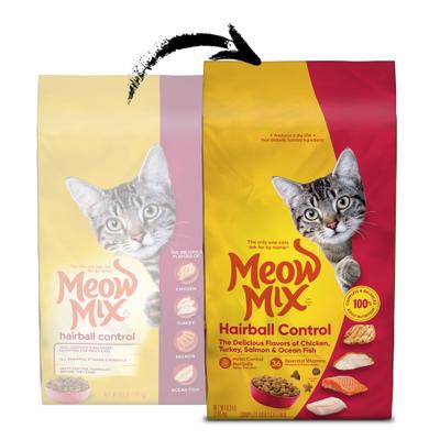 Show full view: Meow Mix Hairball Control Dry Cat Food, 18.9-lb bundle  slide 5 of 11