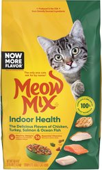 Meow Mix Indoor Health Dry Cat Food, 3.15-lb bag