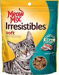 Meow Mix Irresistibles Soft Salmon Cat Treats, 3-oz bag