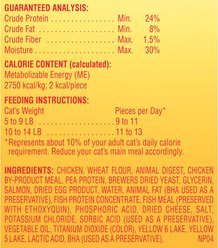 Meow Mix Irresistibles Soft Salmon Cat Treats, 3-oz bag slide 2 of 6