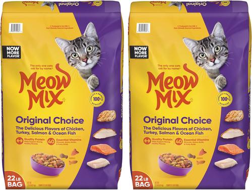 MEOW MIX Original Choice Dry Cat Food, 44-lb bundle