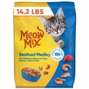 Meow Mix Seafood Medley Dry Cat Food, 14.2-lb bag