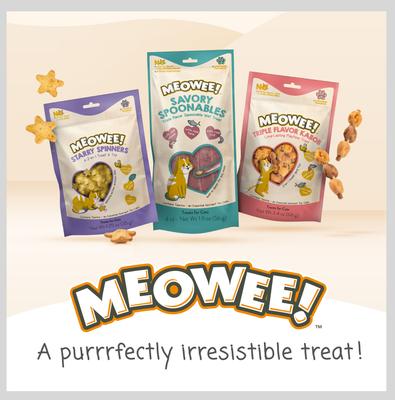 Show full view: Meowee! Savory Spoonables Triple Flavor Variety Pack Lickable Cat Treat, Squeezable Tube, 12 count slide 10 of 13