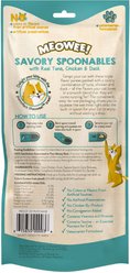 Meowee! Savory Spoonables with Real Tuna, Chicken & Duck Lickable Cat Treat, Squeezable Tube, 4 count slide 2 of 9