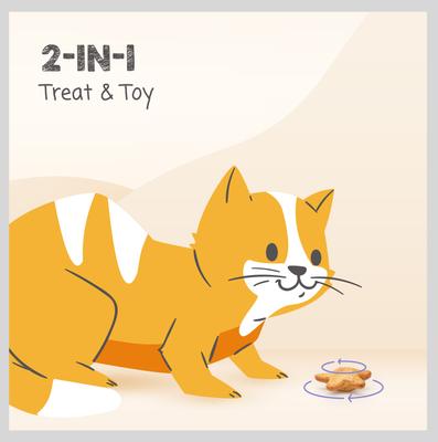 Show full view: Meowee! Starry Spinners with Real Chicken, Chicken Liver & Catnip Crunchy Cat Treat, 1.25-oz bag slide 5 of 13