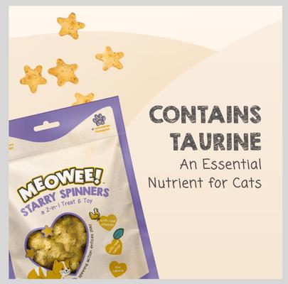 Show full view: Meowee! Starry Spinners with Real Chicken, Chicken Liver & Catnip Crunchy Cat Treat, 1.25-oz bag slide 8 of 13