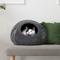 Show in main carousel: Meowfia Premium Felt Cat Cave Bed, Dark Gray slide 1 of 12