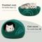 Show in main carousel: Meowfia Premium Felt Cat Cave Bed, Emerald, Large slide 4 of 7
