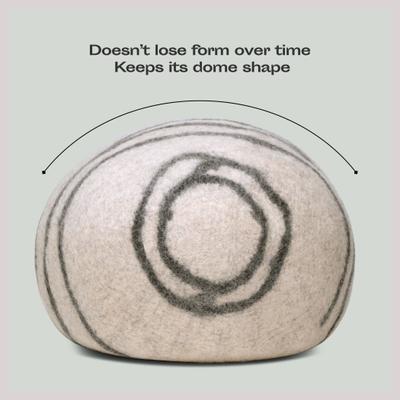 Show full view: Meowfia Premium Felt Cat Cave Bed, Light Gray slide 7 of 11