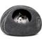 Show in main carousel: Meowfia Premium Felt Cat Cave Bed, Medium, Dark Grey slide 1 of 11
