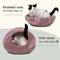Show in main carousel: Meowfia Premium Felt Cat Cave Bed, Pink, Large slide 4 of 7
