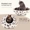 Show in main carousel: Meowfia Premium Felt Cat Cave Bed, Snow Leopard, Large slide 5 of 8