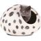 Show in main carousel: Meowfia Premium Felt Cat Cave Bed, Snow Leopard, Medium slide 1 of 7