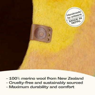 Show full view: Meowfia Premium Felt Cat Cave Bed, Tucson Sunset, Large slide 3 of 7