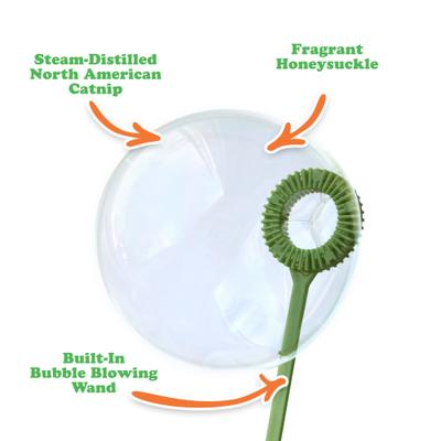 Show full view: Meowijuana Bubbles with Honeysuckle Catnip, 5-oz bottle slide 3 of 10