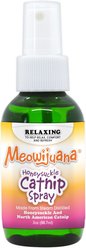 Meowijuana Catnip Oil Honeysuckle Spray, 3-oz bottle