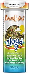 Meowijuana Cloud 9 Sunflower Petal, Rose Petal & Marshmallow Leaf Blend Catnip, 26-g bottle