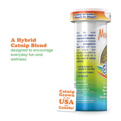 Show full view: Meowijuana Cloud 9 Sunflower Petal, Rose Petal & Marshmallow Leaf Blend Catnip, 26-g bottle slide 4 of 6