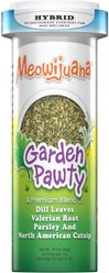 Meowijuana Garden Pawty Dill, Parsley & Valerian Root Blend Catnip, 0.92-oz bottle