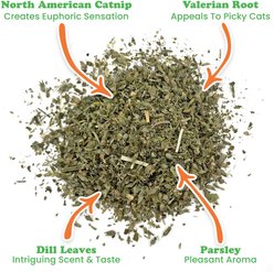 Meowijuana Garden Pawty Dill, Parsley & Valerian Root Blend Catnip, 0.92-oz bottle slide 2 of 6
