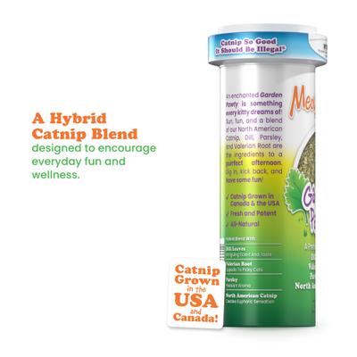 Show full view: Meowijuana Garden Pawty Dill, Parsley & Valerian Root Blend Catnip, 0.92-oz bottle slide 4 of 7