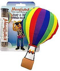 Meowijuana Get a Rise Balloon Refillable Plush Cat Toy with Catnip