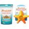 Show in main carousel: Meowijuana Knock 'n' Nibble Starfish Refillable Treat Dispensing Toy + Crunchie Munchie Seafood Medley Catnip Crunchy Cat Treats, 3-oz bag slide 1 of 10