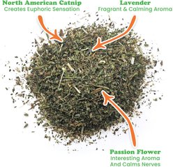 Meowijuana Mice Dreams Catnip, Passion Flower, & Lavender Blend Catnip, 0.917-oz bottle slide 2 of 6