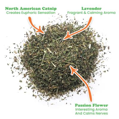 Show full view: Meowijuana Mice Dreams Catnip, Passion Flower, & Lavender Blend Catnip, 0.917-oz bottle slide 3 of 8