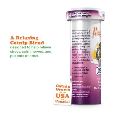 Show full view: Meowijuana Mice Dreams Catnip, Passion Flower, & Lavender Blend Catnip, 0.917-oz bottle slide 4 of 8