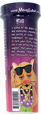 Show full view: Meowijuana Purrple Passion Catnip & Silvervine Blend Catnip, 0.917-oz bottle + Meowijuana Refillable Get Smoked Catnip Fish Cat Toy slide 4 of 10
