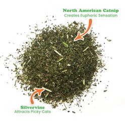 Meowijuana Purrple Passion Catnip & Silvervine Blend Catnip, 0.917-oz bottle slide 2 of 7