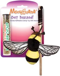 Meowijuana Refillable Get Buzzed Catnip Bee Cat Toy