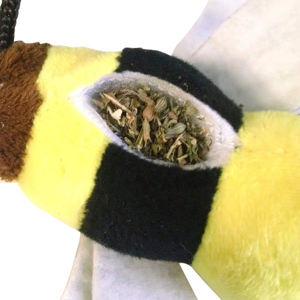 Show full view: Meowijuana Refillable Get Buzzed Catnip Bee Cat Toy slide 4 of 8