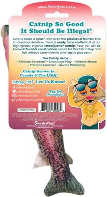 Show full view: Meowijuana Refillable Get Smoked Catnip Fish Cat Toy slide 7 of 9