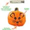 Show in main carousel: Meowijuana Refillable Get Spooked Pumpkin Cat Plush Toy with Catnip slide 3 of 11