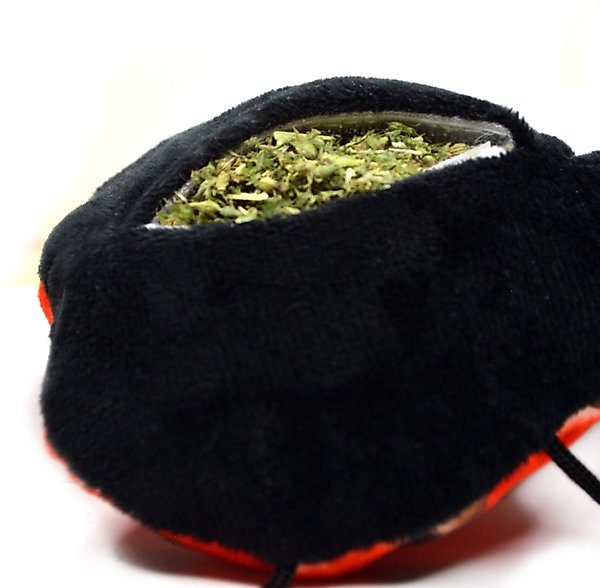 Show full view: Meowijuana Refillable Get Sprung Ladybug Cat Plush Toy with Catnip slide 4 of 6