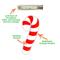 Show in main carousel: Meowijuana Christmas Refillable Get Twisted Candy Cane Cat Toy slide 2 of 5